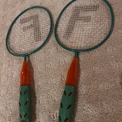 Franklin Sports Badminton Rackets - 2 Player Backyard Youth Set