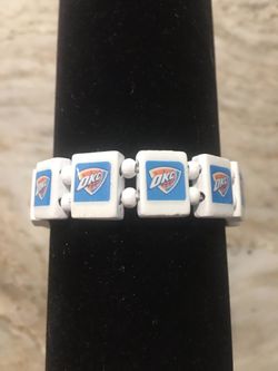 Oklahoma City Thunder jewelry bracelet