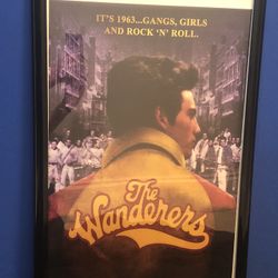 THE WANDERERS Movie poster 1970s RARE