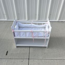 baby doll crib changing station American girl  Cash only