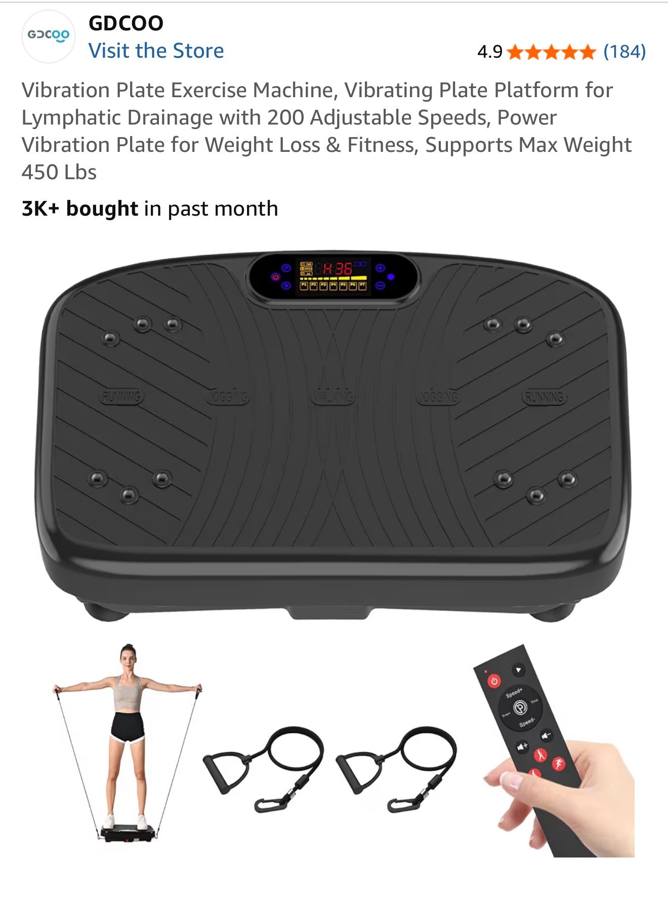 GDCOO Vibration Plate Exercise Machine