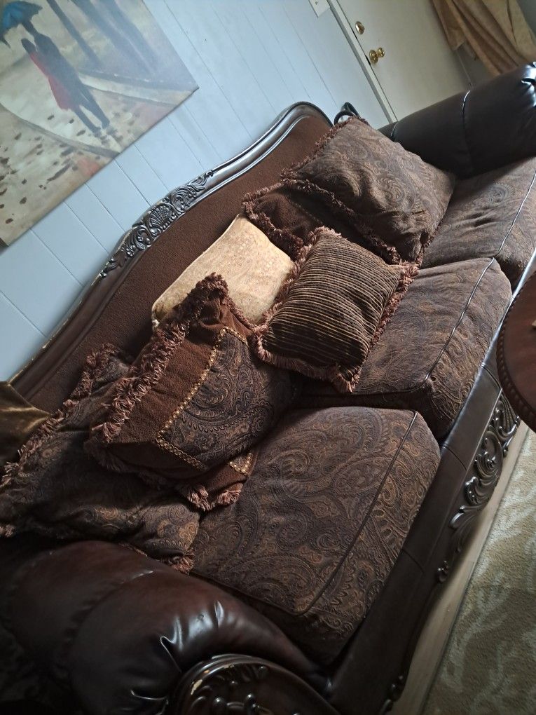 Classic Brown Sofa