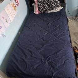 Twin Bed With Drawers And Shelves