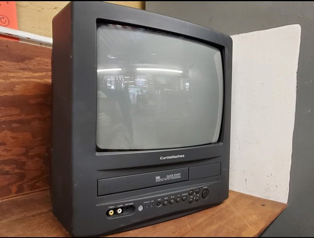 Vintage Curtis Mathes TV VCR Combo 14" With Original Remote