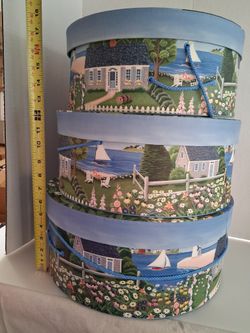 Claire Murray Nesting Boxes Nautical Beach Nantucket 