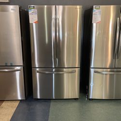 Samsung Stainless Steel Bottom Freezer Refrigerator‼️‼️