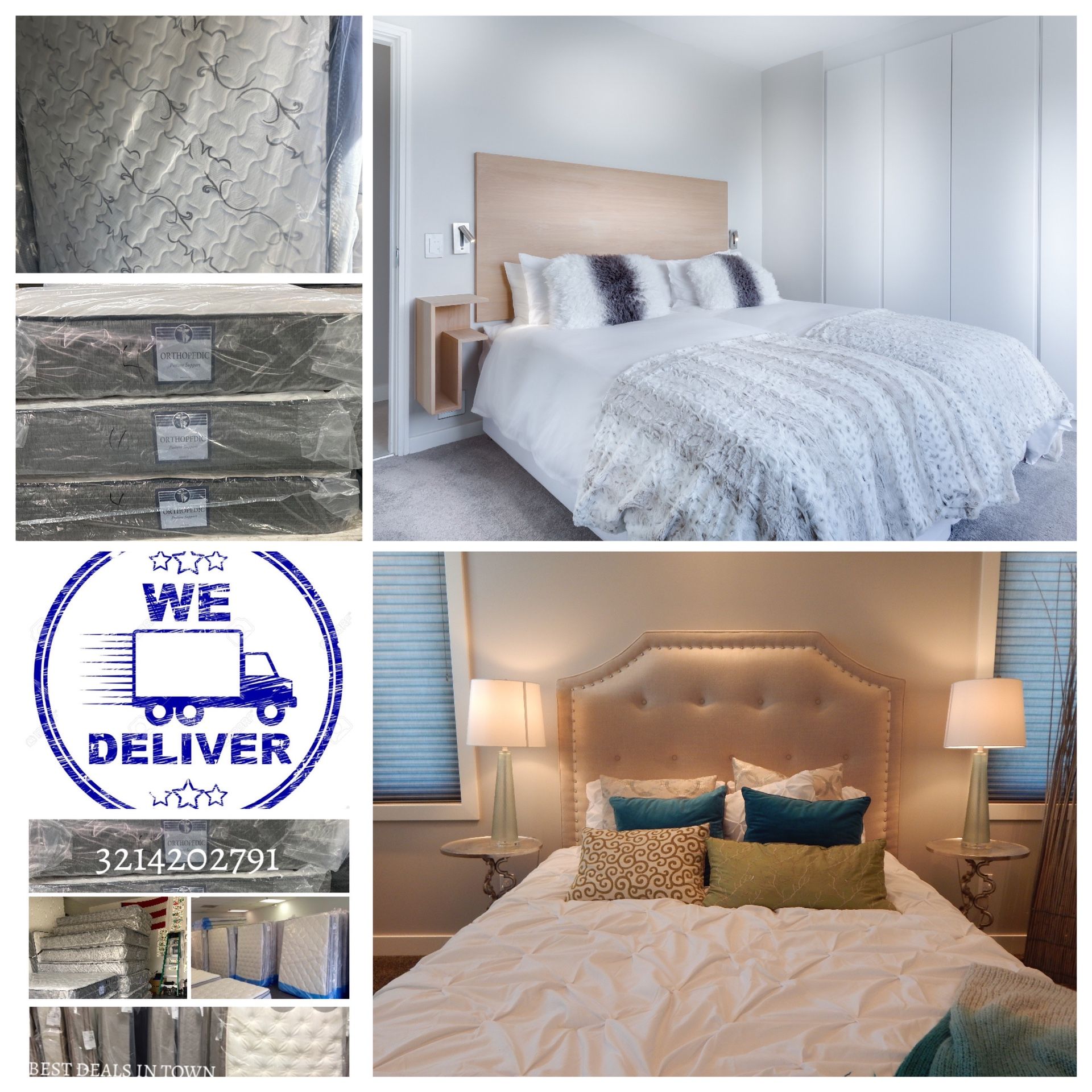 PLUSH TOP MATTRESS STARTING AT $150 WITH FREE BOX SPRING BEST PRICE IN TOWN WHOLESALE PRICE 