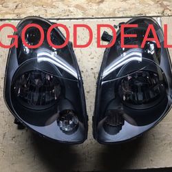 *DEFECT/SCRATCH* #OH203 FIT 2003-2004 Infiniti G35 4-Door Sedan Black OE Style Halogen Headlight Head Lights Pair Set