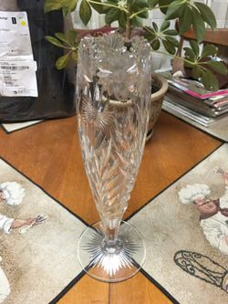 Crystal Stem Vase