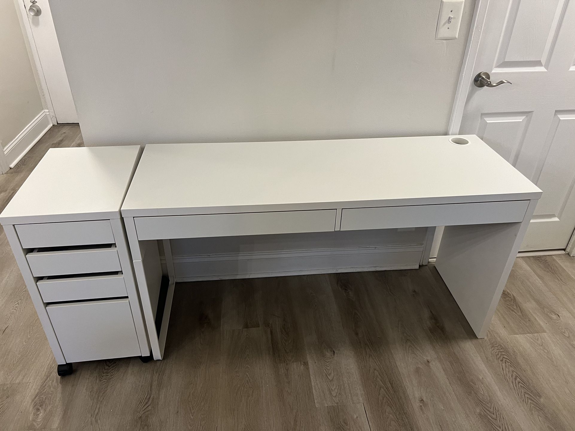 IKEA Desk & Drawer Unit