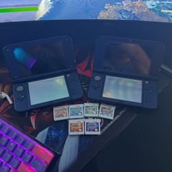 2 Galaxy 3DS XL + 6 Pokémon Games
