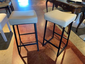 CLASSIC CONCEPTS Counter Stools in Stone (Set of 2)