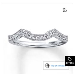 Neil Lane Round Diamond Engagement Ring 7/8 ct tw 14K White Gold