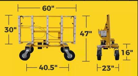 No Lift Manual Tilt Cart