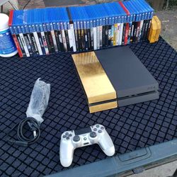 None Come With Games. They extra $15! Each or 8 for $100!  2016 PS4 $130! 2018 PS4 Slim 1000GB $150! The 2020 PS4 Pro 1000GB $180!. 1 sealed control. 