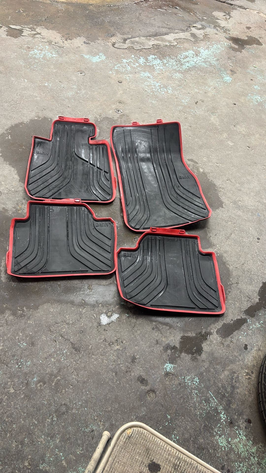 2012-2017 BMW F30 F31 F34 F80 Rubber Floor Mat Front OEM All Weather Mats