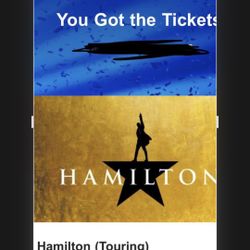 Hamilton Asu GAMMAGE Tickets ROW 3!!!  TWO Fabulous Seats !TOGETHER