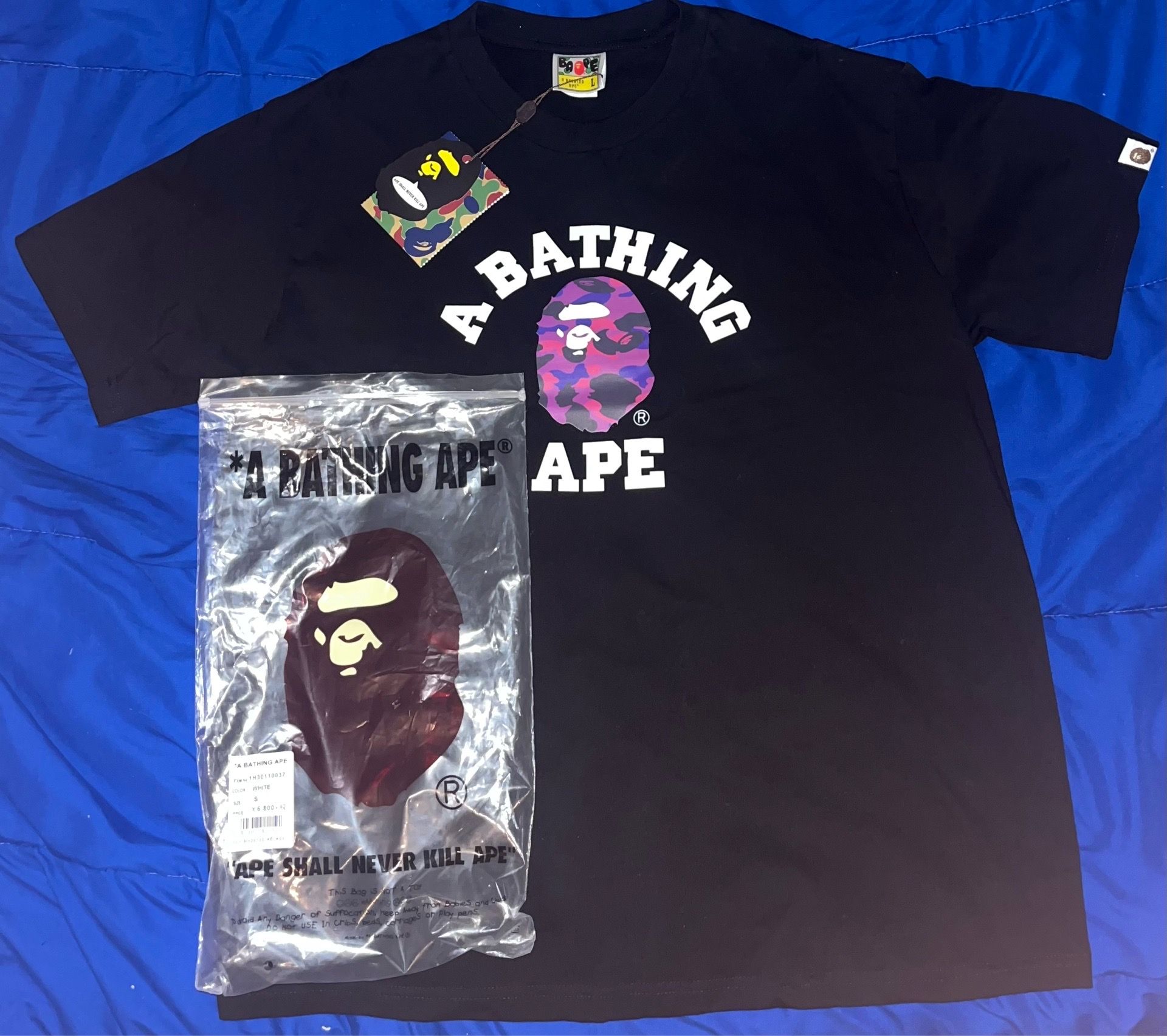 Large bape tee