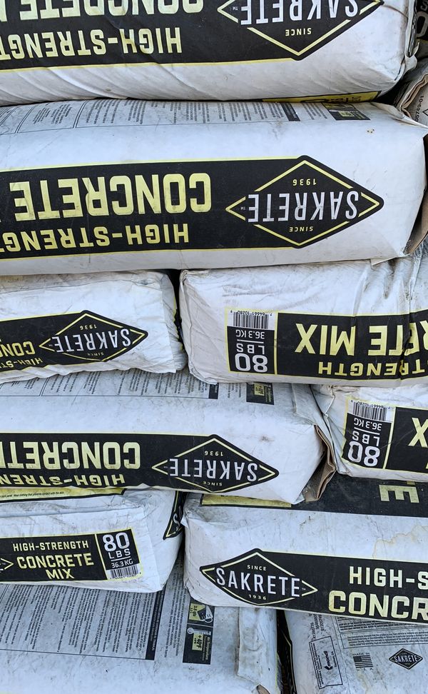 Concrete 80lb bags for Sale in Chesapeake, VA OfferUp