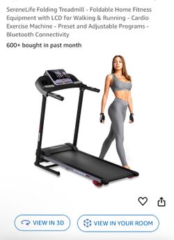 Serene life folding treadmill hotsell