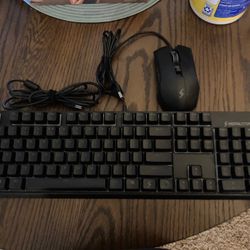 Gaming mouse and keyboard