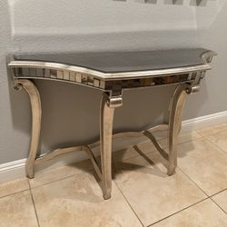 Mirrored Accent Console Table