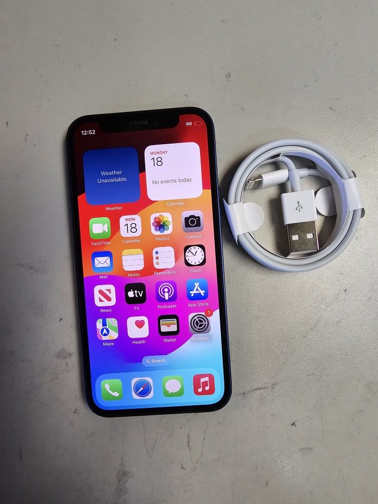 Iphone 12 5g Verizon Fully Paid 128 Gb Factory Unlocked For All Carriers Including MetroPCS