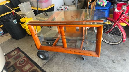 Glass TV Stand