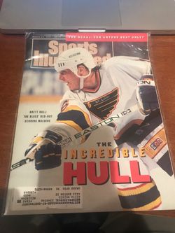 March 18 1991 Sports Illustrated Brett Hull St Louis Blues Detroit Red Wings