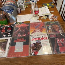 Assorted Michael Jordan Sports Magazines And Space Jam Comic All Ex Cond