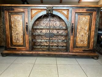 Hand painted Rustic sideboard