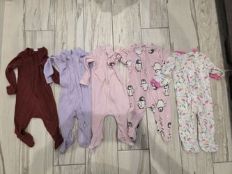 Girls Onesies Size 0-3 Months