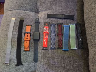 Apple watch series 5 44 mm LTE Black with accessories