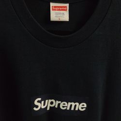 Supreme L/S Navy Boxlogo