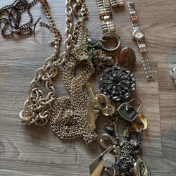 Lot Of Miscelleneous Jewelry For Wear And Some For Projects