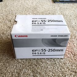 Canon EFS55-250mm f/4-5.6 IS Image Stabilizer