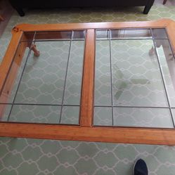 Stain Glass Top Coffee Table