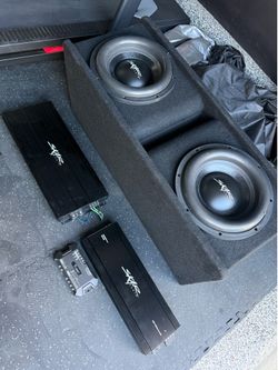 SKAR 12 inch Subwoofers & Amps