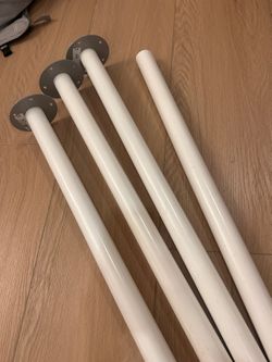 IKEA ADILS Table Legs — Set of 4, White