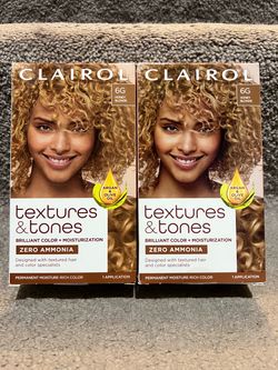 Clairol Textures & Tones 6G Honey Blonde – 2 Pack