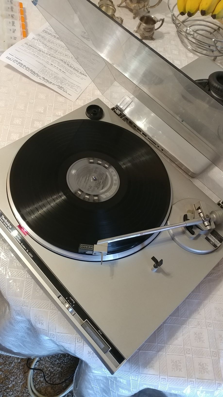 New Grado needle, Direct drive Quartz Technics SL-Q200. Ready for new home. Will test it at time of pick up.