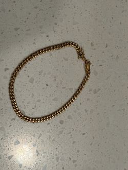 18k gold bracelet solid real pure