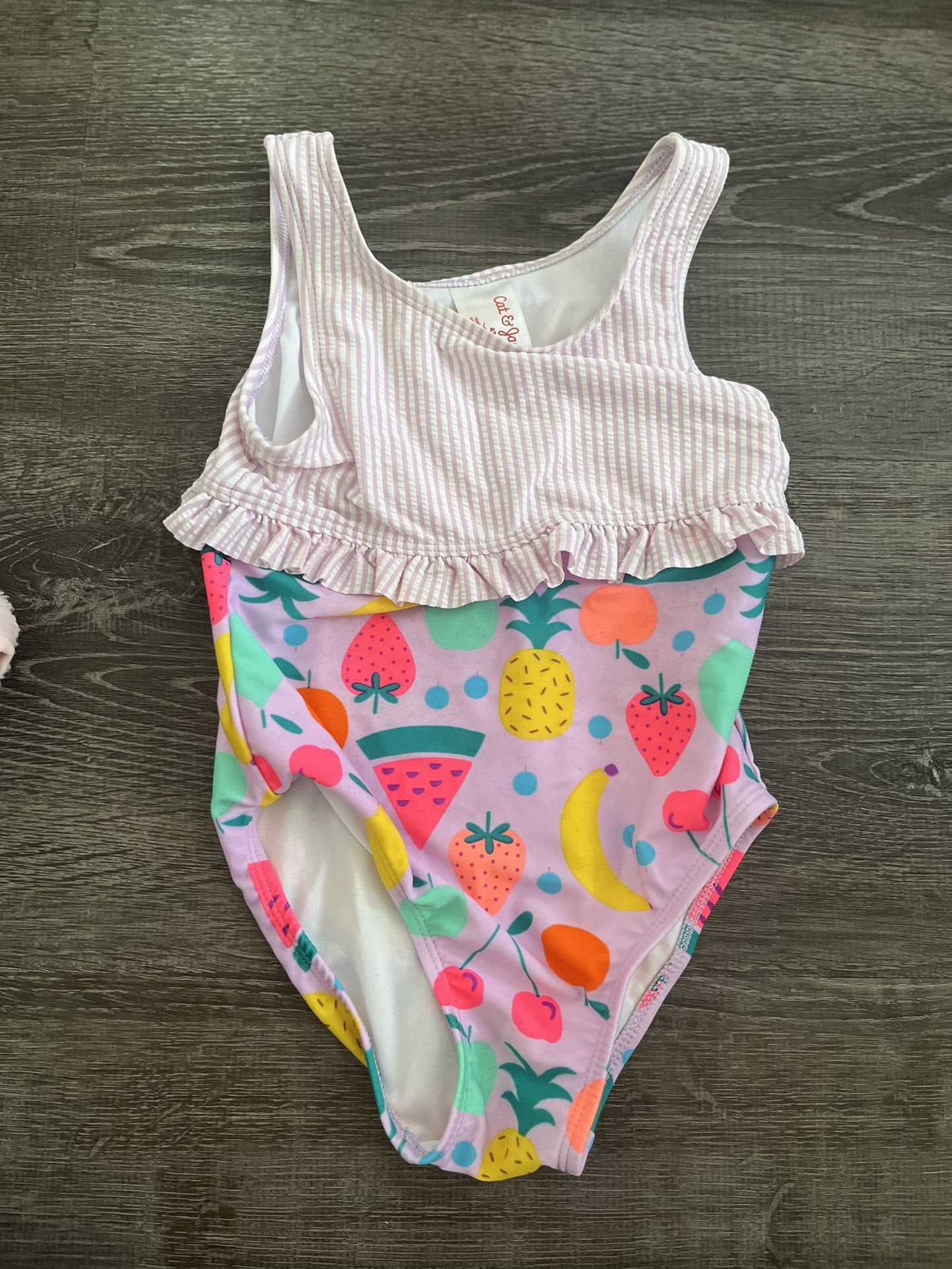 Cat &jack Girls Bathing suit Size 4T