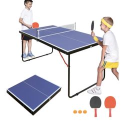 Ping Pong Table Foldable Table Tennis 
