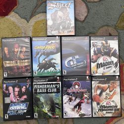 9 PS2 Games Lot 