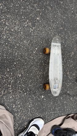 Glow in the dark skateboard