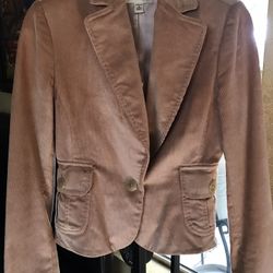 Banana Republic Pink Corduroy Blazer