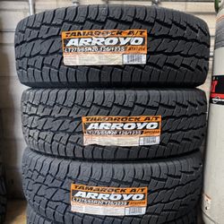 Lt275/65/20 Arroyo At New Tires ALL 4 Installed AND Balanced Included 