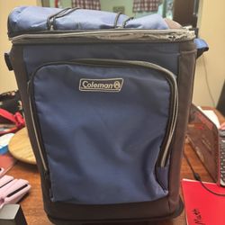 Coleman Chiller Series Insulated Portable Wheeled Soft Cooler, Leak-Proof 42 Can Capacity Cooler with Heavy Duty Wheels and Handle and Ice Retention