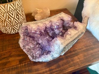 2 GORGEOUS LARGE AMETHYST SPECIMENS BEST OFFER